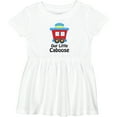 thumbnail image 3 of Inktastic Train Our Little Caboose New Baby Girls Baby Dress, 3 of 5