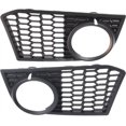 thumbnail image 2 of For 11-14 BMW 5-Series w/M Package Front Fog Lamp Bezel Grille Assembly SET PAIR, 2 of 5