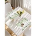 thumbnail image 5 of Spring Eucalyptus Leaves Placemats Set of 8, Green Summer Botanical Placemats for Dining Table, Place Mats for Kitchen Tabletop, Waterproof Wipeable Dining Table Mats Set, 5 of 9
