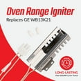 thumbnail image 2 of Surface Igniter DS020KX 3.2 to 3.6 Gas Range oven igniter for gas stove, Replacement igniter For WB13K21, 2 of 10