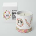 thumbnail image 4 of Cavalier Spaniel Tricolor Style 4 LOVE 10 oz Decorative Soy Candle, 4 of 4