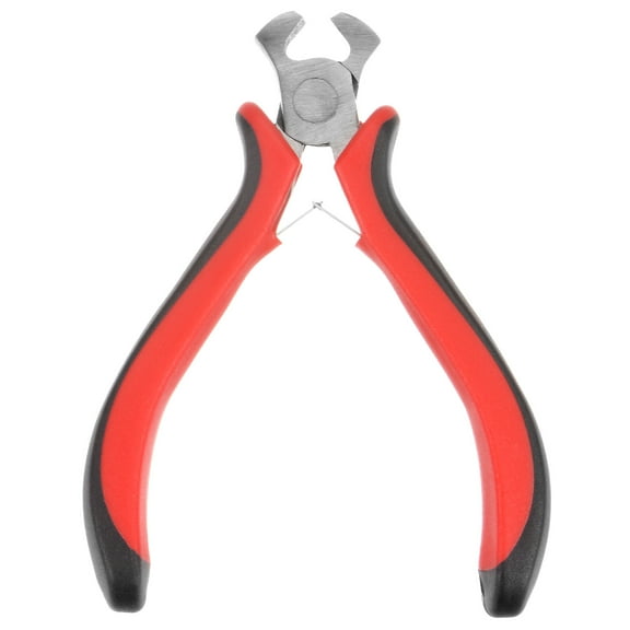 Uxcell Mini End Cutting Pliers 4.5" End Nippers Precision Plier with Plastic Handle for DIY Crafts