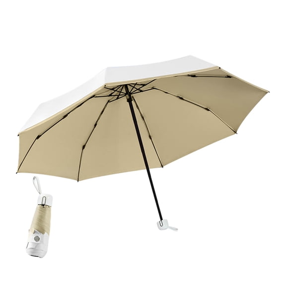 Qholemyo Compact Sun Blocking Umbrella Sun Umbrella UV Protection Very Suitable For Travel Portable Sun Umbrella Outdoor Sunshade Umbrella Travel Essentials