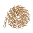 thumbnail image 4 of Light Fixture Chain, Wide Application Glossy Practical Aluminum Chain  For Bird Feeders For Flowerpot For DIY Gold, 4 of 8