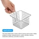 thumbnail image 5 of Mini Cuadrado Freír Cesta Reutilizable Soporte Fritas Patatas Cesta 3.94 Pulgadas Inoxidable Acero Comida Cestas Plata para Cocina Restaurante Fiesta Barbacoa Unique Bargains accesorios para freidora, 5 of 7