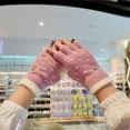 thumbnail image 6 of Winter Knitted Fingerless Gloves for Women Half Finger Warm Knit Mittens, 6 of 18