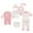 ZB-Pink, variant on Povozer 0-3 Months Baby Boy Clothes Fashion 8PCS Baby Boy Girl Tops+Hat+Pants+Bib+Sock Shose+Romper Outfits Set for 0-3 Months,Grey