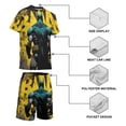 thumbnail image 3 of Kids Batman Athletic T-Shirt And Mesh Shorts Outfit Set Mesh Clothing Set for Boys, 3 of 7