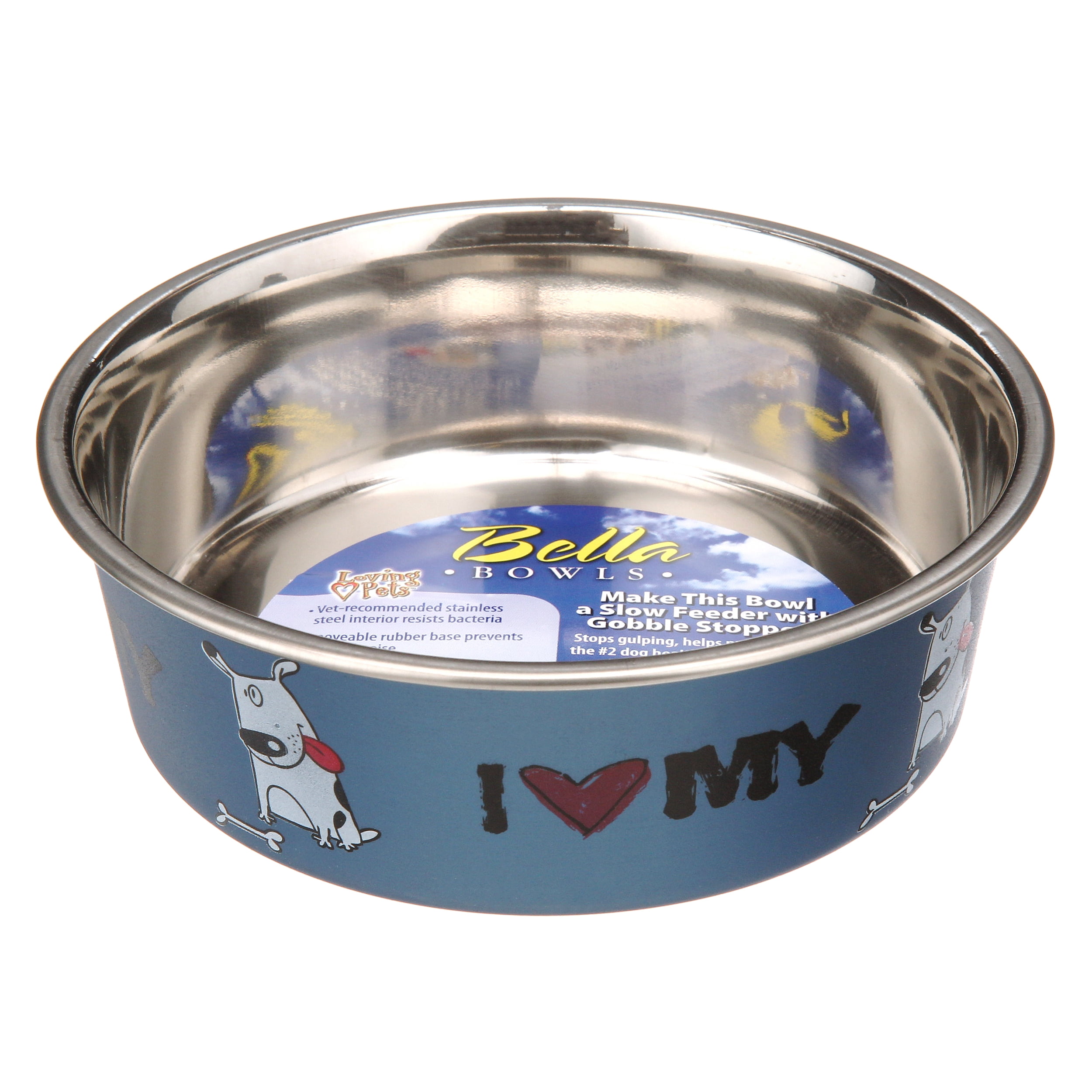 (2 pack) Loving Pets Bella Bowls Small, 1.0 CT
