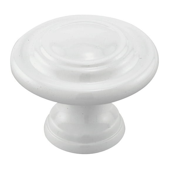 Prime-Line Products N 7439 1-3/4 in. Classic White Bi-Fold Door Knob
