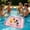 101#Pink, variant on Inflatable Pool Drink Float Tray Cup Holder Beverage Cooler Party Float PVC Ice Bar, Easy Inflate Drink Station, Portable Pool Party Accessory For Beach BBQ Summer Outdoor Events
