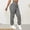 🔥 Gray, variant on Sentmoon Women Cargo Pants Women Pants Women Solid Color with Elastic Waist Casual Clothes Pockets Full Length Pants for Work, Office, and Business Casual Green M