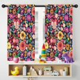 thumbnail image 5 of Blackout Kids Curtains,Pioneer Flower Floral Print Pattern Childrens Insulated Curtains Set Of 2,Bedroom Essentials,Toddler Room Decor 42"x54", 5 of 5
