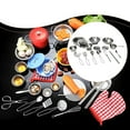 thumbnail image 1 of Juego de cocina, juego de simulación de utensilios de cocina, juguete de aprendizaje, coordinación mano-ojo, ollas y sartenes, juguetes, utensilios de, 1 of 8
