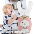 thumbnail image 3 of U Shape Toothbrush USB Rechargeable Electric Toothbrush with 5 Modes IPX7 Waterproof 360Degrees Oral Tooth Cleaning Toddler  Rounded Toothbrush for 2-14 Years Old Kids, 3 of 9