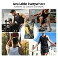thumbnail image 3 of Yiaed Sunshine Jungle Dinosaur Print Men's Singlet Vests Summer Running Muscle Tank Tops Gym Undershirt Round Neck Sleeveless for man, 3 of 5