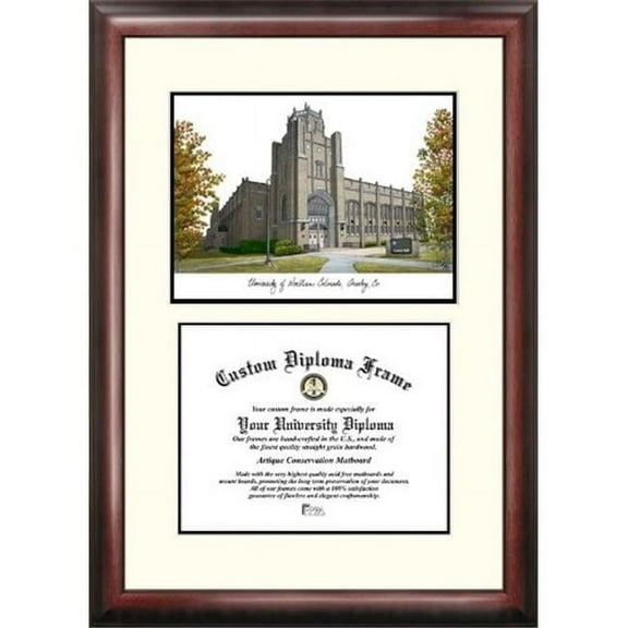 Campusimages CO996LV University of Northern Colorado Legacy Scholar Diploma Frame