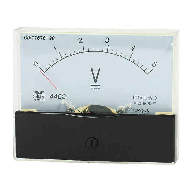Analog Panel Voltmeter DC 0 5V Measuring Range 1.5 Accuracy 44C2