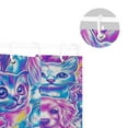thumbnail image 5 of Colorful Companions 72x72 Waterproof Shower Curtain Liners Durable Metal C-Hooks Fade-Proof Thermal Print Anti-Splash, 5 of 5