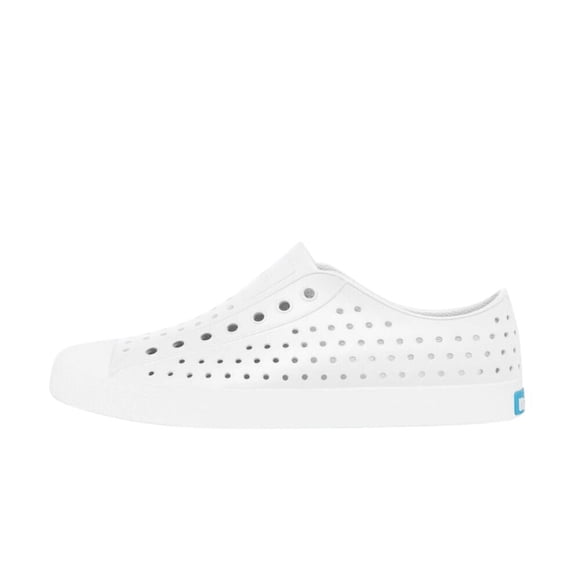 Native Jefferson Shell White/Shell White Adult Shoes size Women 10/Men 8