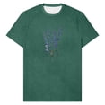 thumbnail image 6 of Women's Dandelion Print T Shirts Cute Graphic Tees Short Sleeve Summer Cotton Tee Tops, 6 of 6
