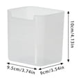 thumbnail image 2 of Refrigerator Organizer Box, Fridge Side Door Storage Containers Plastic Translucent Pack of 10, 2 of 5