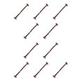 thumbnail image 1 of Vogacara Bandas para levantar la piel con flacidez facial, correas para eliminar arrugas, horquilla ajustable, herramienta de maquillaje, Marrón de banda única 10piezas, 1 of 6