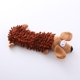 thumbnail image 4 of Juguete de peluche con sonido para perros, trapeador de piel, concha, rana, hipopótamo, suministros para moler dientes, 4 of 6