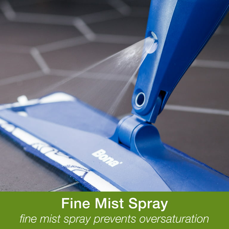 Bona Wood Floor Mop Starter Kit - 1 Spray Mop, 1 Reusable Microfiber Mopping  Pad, 1 Refillable Wood Floor Cleaner Liquid