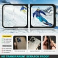 thumbnail image 3 of Case for Samsung Galaxy Z Flip 4 5G 2022, Slim Thin Soft TPU Bumper & Hard PC Transparent Back Shockproof Scratch Resistant Protective Phone Case for Samsung Galaxy Z Flip 4 5G 2022 (Black), 3 of 15