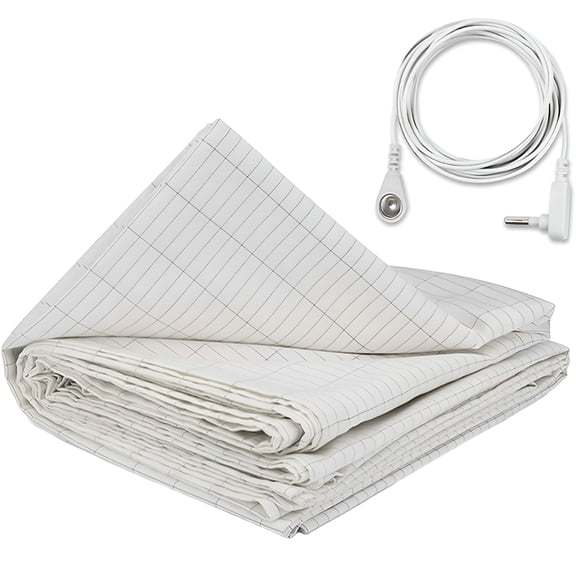 AUQ Grounding Sheet 5% Silver Fiber Conductive Organic Grounding Sleep (27x52in)