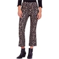 thumbnail image 1 of Pantalones recortados casuales Kick-Flare Free People para mujer, Metálico, 4, 1 of 1