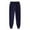 #Navy, variant on DPTALR Women's Plus Size Thick Fleece-Lined Solid Color Casual Sports Pants Running Fitness Trousers,Red,Size XL