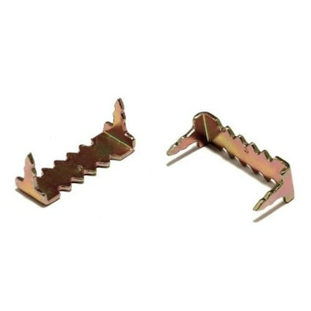 200 Small Nailess No Nail Sawtooth Hangers Brass Zinc Finish with Free