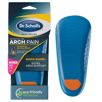 Dr. Scholl's Pain  Orthotics for Arch Pain for Women, 1 Pair, Size 6-11
