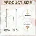 thumbnail image 2 of Uxcell 1.4 Inch Ball Pins, Jewelry Making Headpins Straight Pins Findings Bendable for DIY Craft Bracelet Necklace Earring Pendant Making Supplies-400Pcs(Silver Gold), 2 of 7