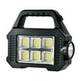 thumbnail image 1 of Hearth & Gear Solar Flashlight Handheld Solar Flashlight With USB Charging Rainproof Flashlight Rechargeable Multifunction Searchlight For Fishing Outdoor Camping Emergencies Water Bag for Hiking, 1 of 7