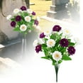 thumbnail image 3 of 1 Bunch Of Artificial Flowers, Echinacea, Simulation Flowers, Outdoor Flower Bed Decoration, Wedding Decoration, Home Garden Hotel Decoration., 3 of 6
