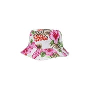 MG Unisex Floral Bucket Hat-7801G - Black - Large