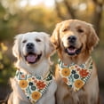 thumbnail image 2 of Dog Bandana 2 Pack,Pioneer Flower Floral Print Pattern Bandanas for Dogs,Cat Bandana,Small/ Large Dog Bandana 2 Size,Dog Bandanas Girl Boy, 2 of 6