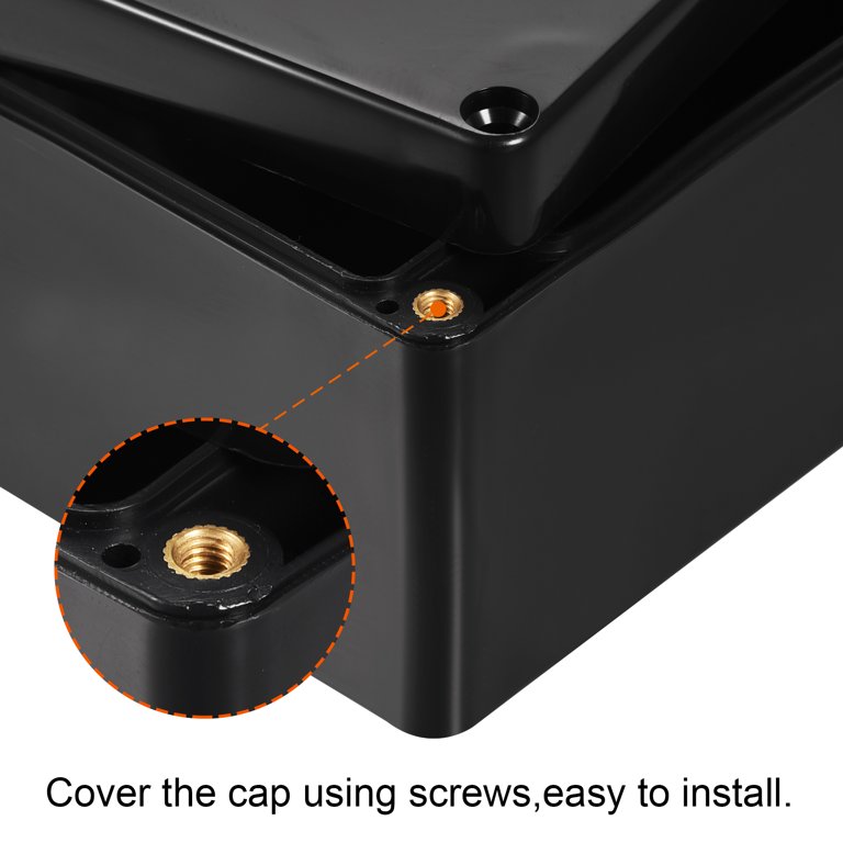 zep70　ウールボックス　500x290x100　３面ブラック Uxcell Waterproof Junction Box 200x120x75mm ABS for Electrical