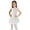 White, variant on iEFiEL Girls Sparkle Rhinestone Figure Ice Skating Leotard Youth Dance Dress Juniors Gymnastics Skirted Leotard Black 14