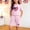 Pink, variant on ITSAME Girls Outfit Sets Patriotic Print Cotton T-Shirt and Shorts 4th of July Casual Clothes 2-Piece Black Size 9