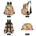 thumbnail image 4 of FORMRS Mini Backpack Purse for Women Quilted Travel Daypack Casual Shoulder Bag, Citrus Leaves, 4 of 7