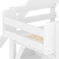 thumbnail image 6 of NOBRAND Solid Wood Built-in Wardrobe and Storage Space Twin Loft Bed with Stairs ,White, 6 of 18