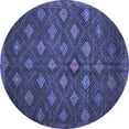 thumbnail image 1 of Ahgly Company Indoor Round Persian Blue Traditional Area Rugs, 8' Round, 1 of 4