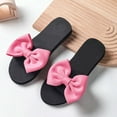 thumbnail image 2 of ShiShine Womens Bow Accent Slide Sandals Comfortable Flat Slip On Casual Shoes for Beach and Daily Outdoor Wear, 2 of 6