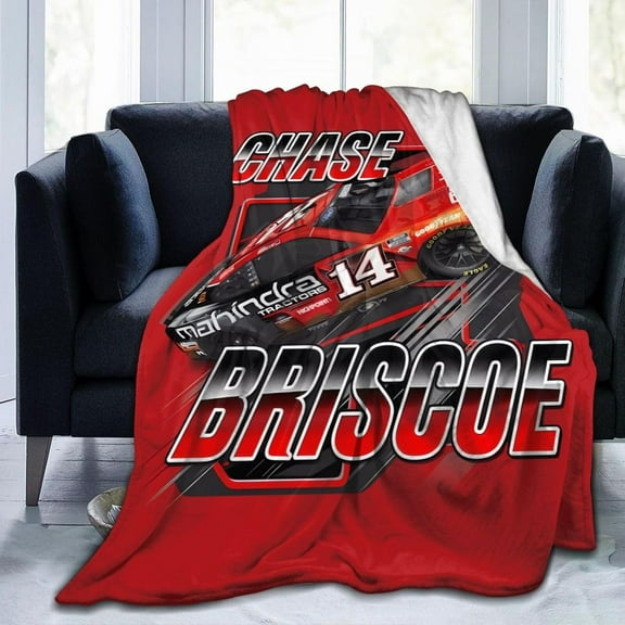 Chase Briscoe 14 Blanket Tapestry Sofa Bed Fuzzy Plush Luxury Flannel Super Cozy All Seasons Microfiber Warm Decorative Lightweight Bedroom