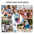 thumbnail image 6 of Naloa Cool Colorful Wolf Basketball Jersey Reversible Men's Mesh Athletic Sports Shirts Training Practice S-4XLLarge, 6 of 6