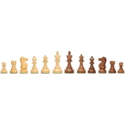 WE Games English Chess Set with Pullout Storage Drawers - 19 inch